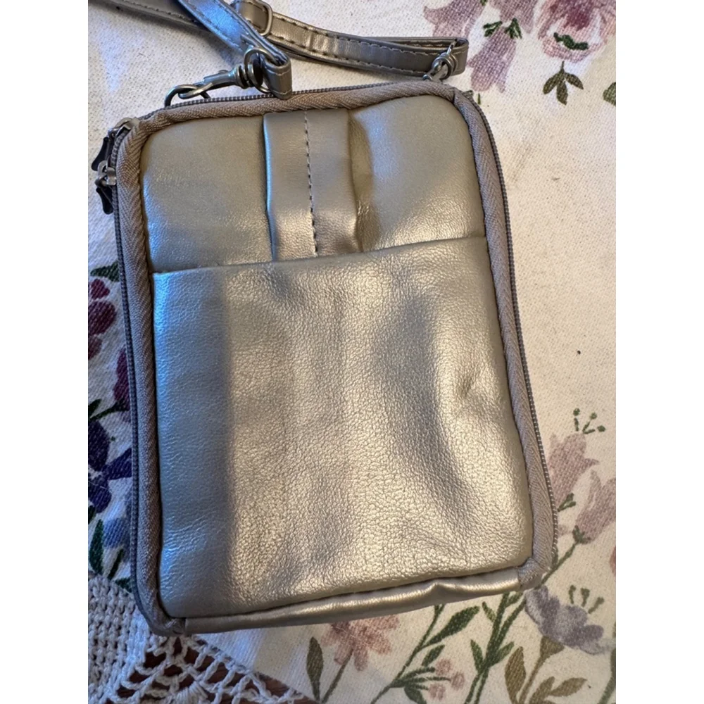 Travelon Small Gold Crossbody Bag